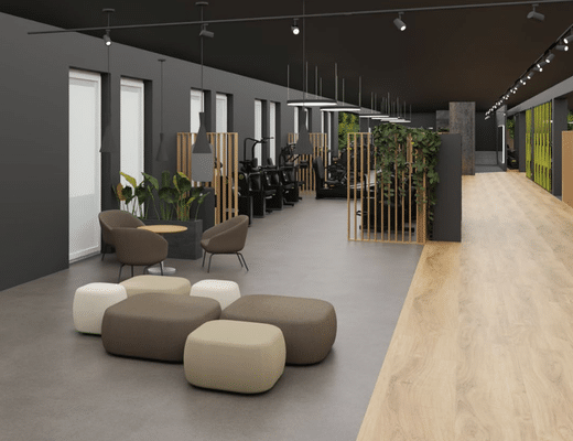 Eingangsbereich Kraft Athletik Club Dresden